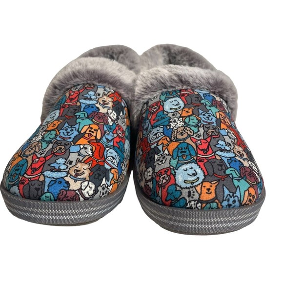 Skechers Shoes - Skechers BOBS Too Cozy Pooch Parade Women’s Comfort Slipper Size 10 Style 33351